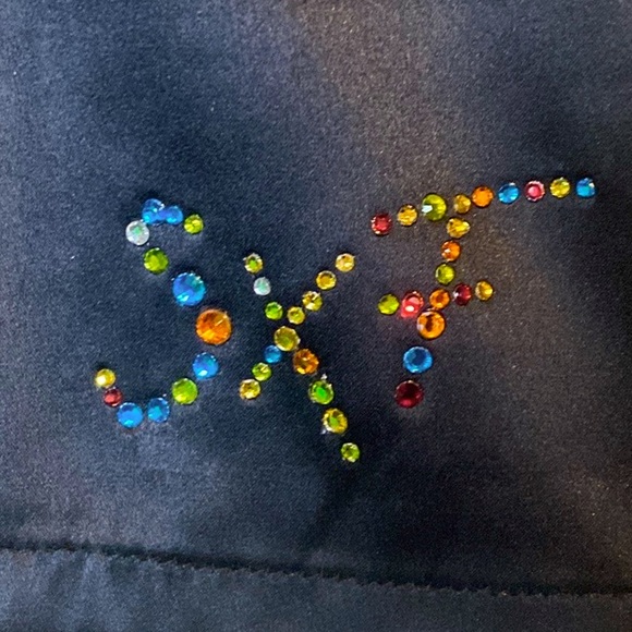 NWOT Savage x Fenty Unisex Black Satin Boxer Shorts, Size Large - Picture 6 of 8